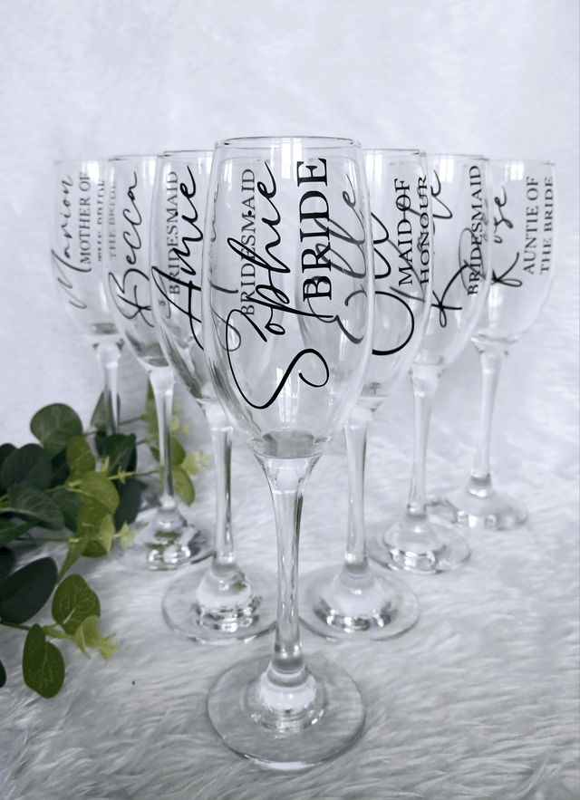 Glass Champagne Flutes