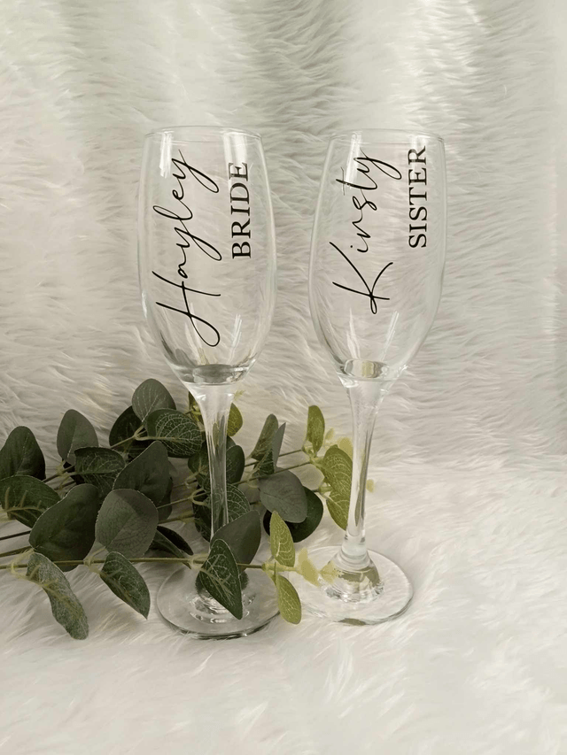 Glass Champagne Flutes