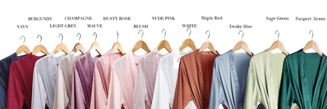 Silk style robe with crochet style edging