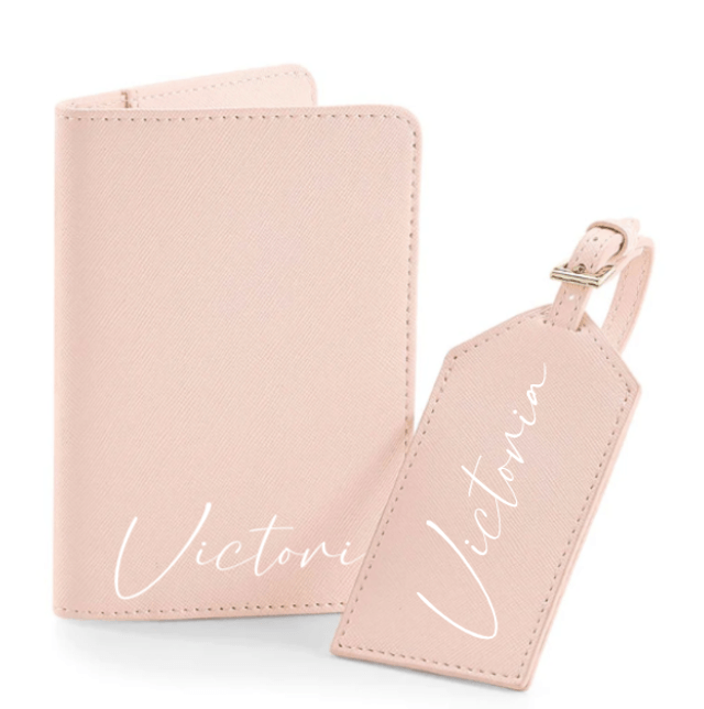Travel Set - Passport holder and Luggage tag
